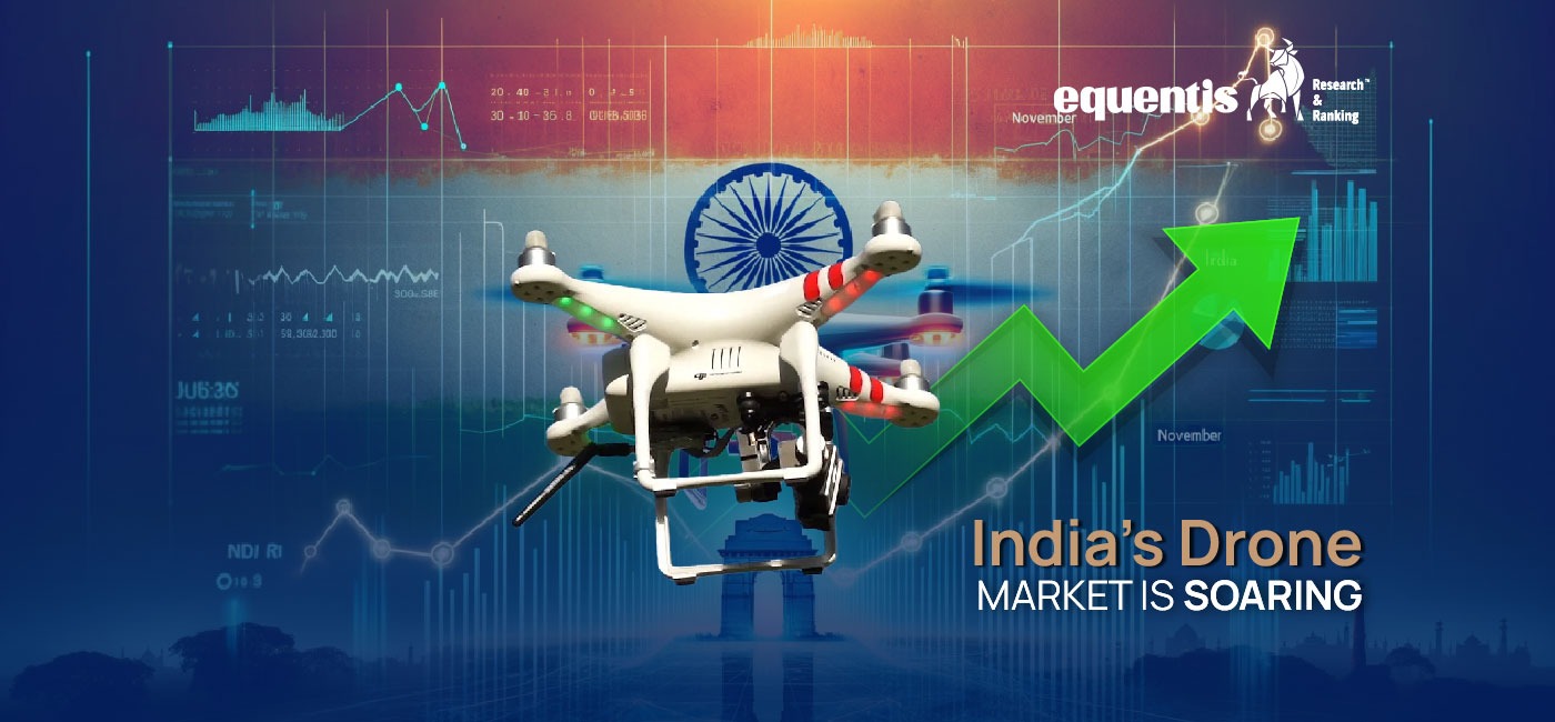 India’s Drone Market Expected to Grow 80% CAGR by 2027: 5 Stocks To Watch For