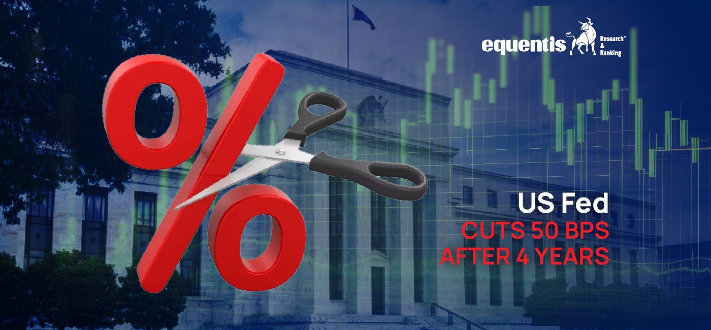 US Fed Cuts 50 bps After 4 years: Market Impact & What It Means for India