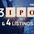 3 IPOs and 4 Lisrings Post Trending Blog 00 01 1