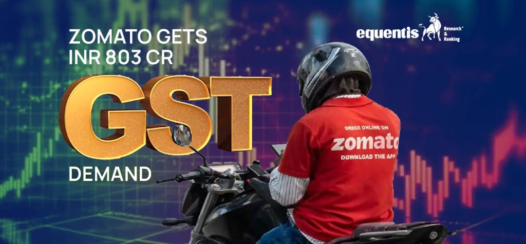 ₹803 Crore GST Demand Hits Zomato: Shares Drop by 2.36% — Here’s the Full Story